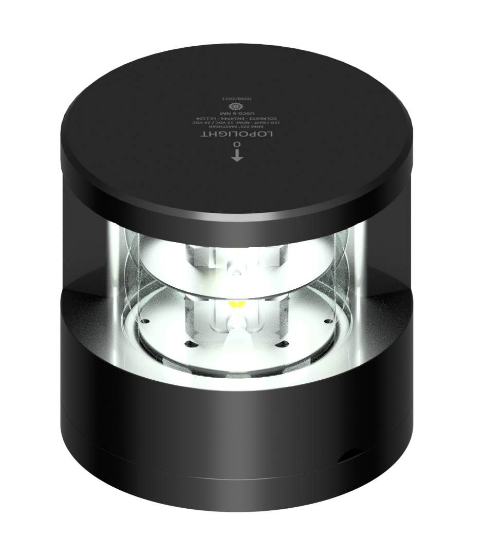 5nm 225° White, Masthead, Double, black anodized 5nm 225° White, Masthead, Double, black anodized